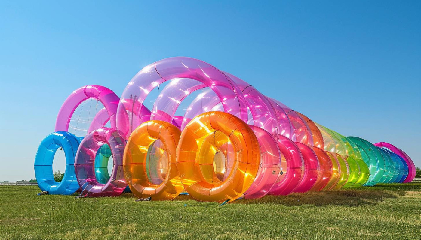 Comment choisir entre l'hélium et l'air pour vos structures gonflables publicitaires